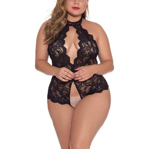 Women Sexy Lingerie Hot Erotic Lace Sex Clothes Backless Bust Hollow Out Solid Intimate Things Sexy Underwear For Adult woman