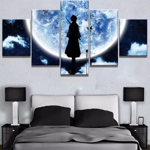 5 Piece HD Print Large Bleach Moon Anime Poster Cuadros Decoracion Paintings on Canvas Wall Art for Home Decorations Wall Decor