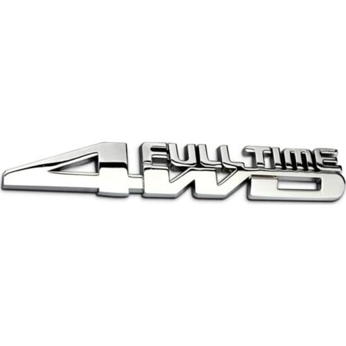50PCS/LOT ABS 4WD FULL TIME Emblem Badge Logo