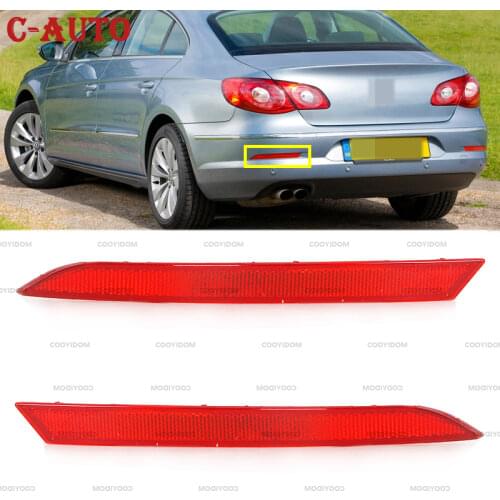 Car Rear Bumper Brake Fog Lights Parking Brake Light For VW B5 Passat CC 2008 2009 -2012 3C8945105B 3C8945106B Reflector Light
