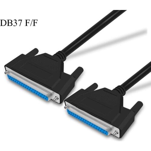 DB37 D-SUB 37Pin Male Female Extension DATA Cable Signal Terminal Connector
