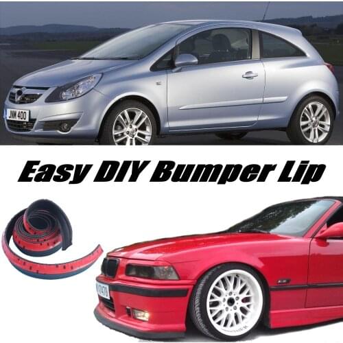 Bumper Lip Deflector Lips For Vauxhall Corsa A B C D E Front Spoiler Skirt For Car Tuning / Body Kit / Strip