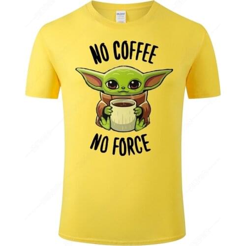 Star wars Mandalorian Baby Yoda T Shirts Men Women Summer Cotton Short Sleeve Printed T-shirt Cool Harajuku Tops Tee J04