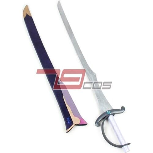 Hot Anime Redo of Healer Keyaruga Long Sword and Scabbard Cosplay Props Weapons Halloween Christmas Fancy Party Accessories