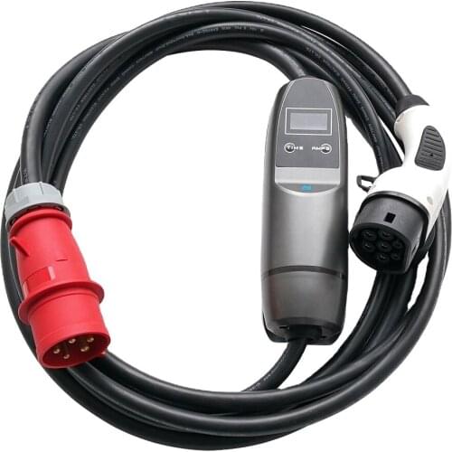 Khons 32A 7KW J1772 type 1 EVSE Kit EV portable charger standard by IEC62196-2