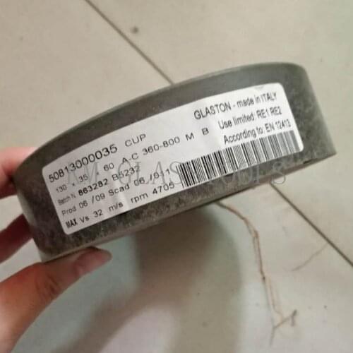 Stone wheel 130x60x35mm.For glass machinery