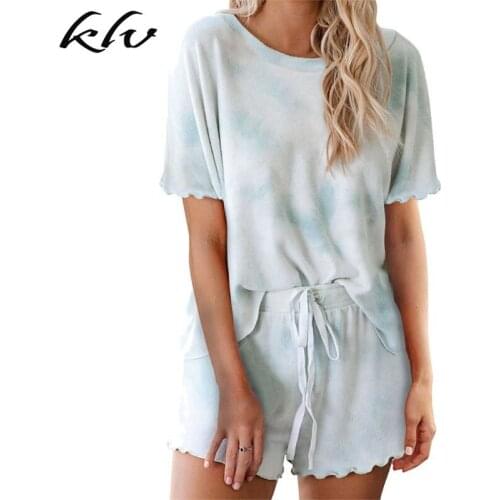 Женские летние пижамы KLV China At AliExpress