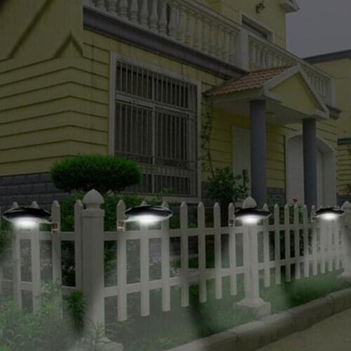 2019 New 9 Led solar lamp Sink Lamp Solar light Fence Light Eaves LED Outdoor Lawn Garden Light Fence Garden Light