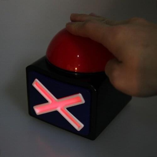 2021 New Game Answer Buzzer Alarm Button With Sound Light Trivia Quiz Got Talent Buzzer