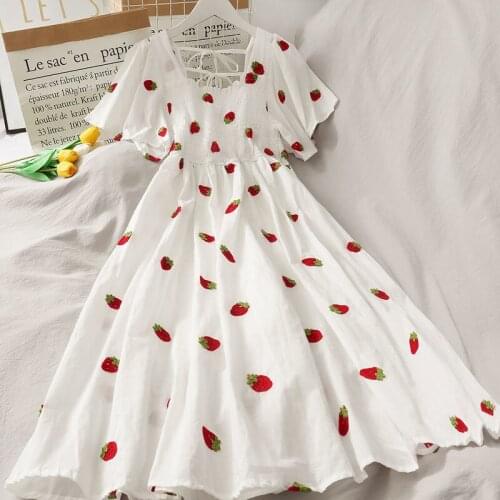 Okkdey White Summer Dresses