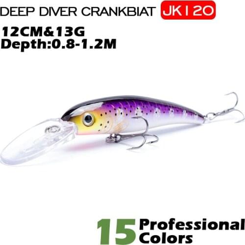 Agoie Fishing Lure 12cm/13g Floating Minnow Lure set Bass Fake Baits Artificial Minnow Crankbait Hard Lures Pike Fishing Tackle