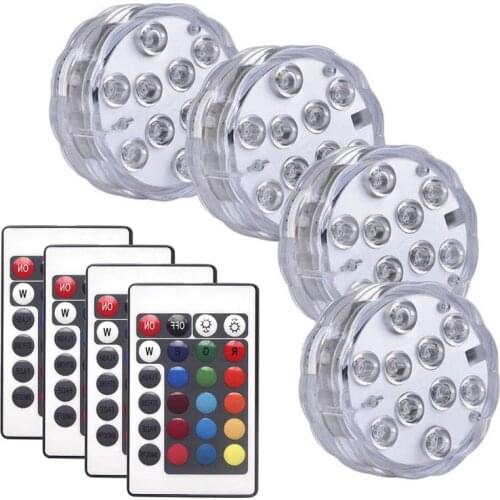 Swimming Led Pool Lights 16 Colors Changing Remote Control for Submersible Underwater Pool Float Jacuzzi Inflable Garden Lights