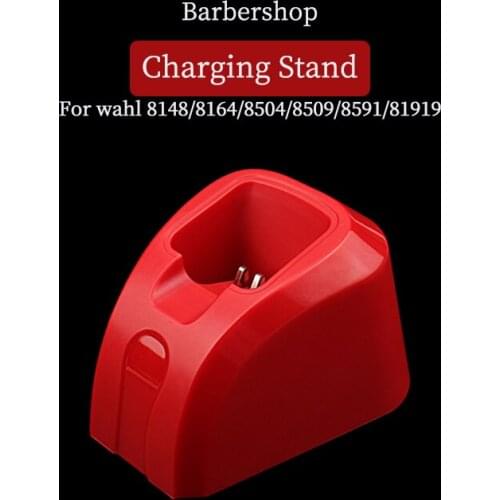 Hair clipper red charging stand hair trimming power adapter, For wahl 8148/8504/8591/81919 haircut accessories