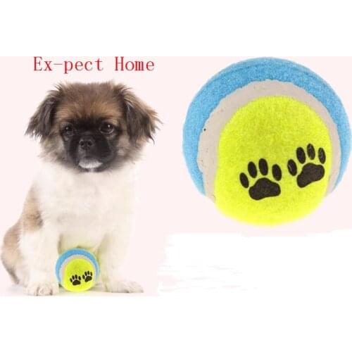 200 Pet Dog Chew Toys Dogs Interactive Toy Tennis Balls 6.5CM Run Fetch Throw Play Toy Pets Supplies