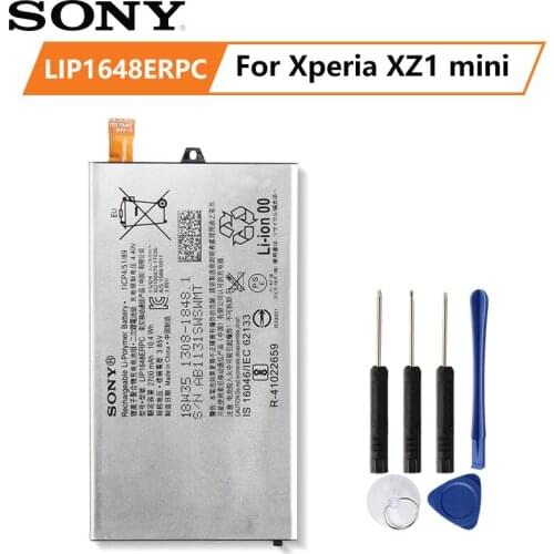 Original SONY Battery For SONY XZ1 mini LIP1648ERPC 2700mAh Authentic Phone Replace Battery