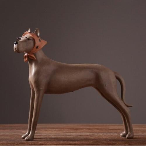 American country retro Home Furnishing living room childrens room office decoration European simple glasses creative cute dog