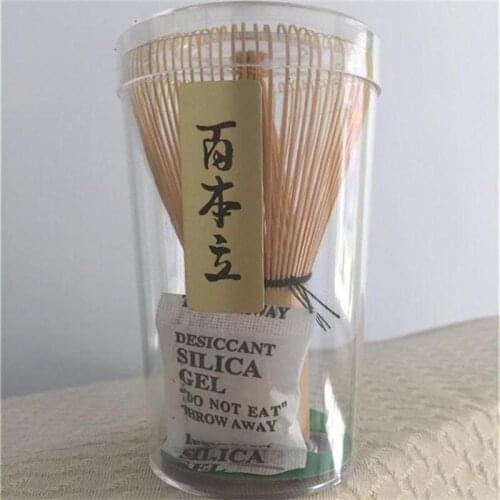 Free shipping Hot Sale Matcha Whisk Japanese Ceremony Bamboo 100 Matcha Tea Powder Whisk Green Tea Chasen Brush Tool