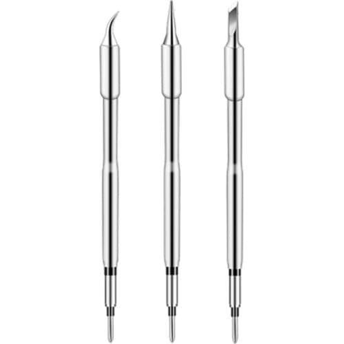 C245 Soldering Iron Tips C245-029 C245-030 Tipped Knife Handle Welding Nozzle Grip Compatible for JBC T245 Solder Station