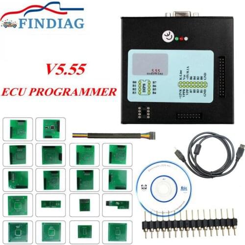 XPROG V5.55 ECU Diagnostic Tool Programming Interface Black Metal Box ECU Programmer Full Adapters XPROG V5.55