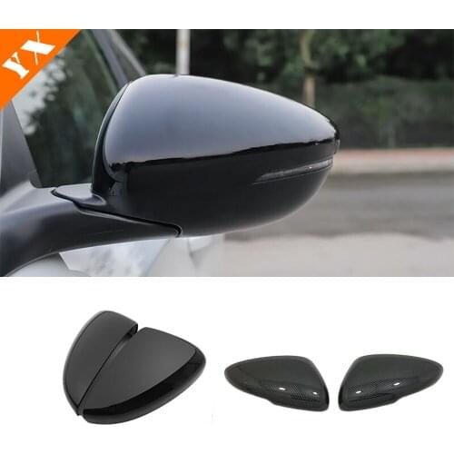 For Honda Accord 10th 2018 2019 ABS Carbon fibre Car rearview mirror cover Cover trim car styling Accessories 2pcs