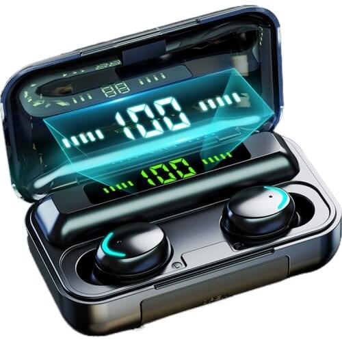 DODOCASE F9-V5.0 Bluetooth 5.0 Earphones TWS Fingerprint Touch Headset HiFI Stereo In-ear Earbuds Wireless Headphones for sport