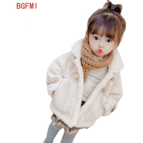 Baby Girl Boy Fleece Jacket Infant Toddler Child Sheeplike Warm Coat Winter Spring Autumn Baby Outwear Casual Baby Clothes 1-7Y