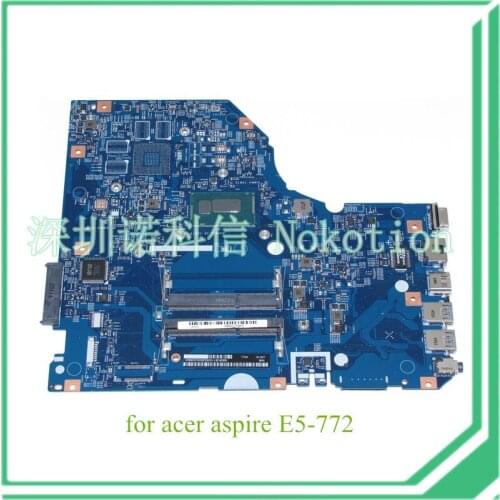 NOKOTION 448.04X08.001M NBMVB11005 NB.MVB11.005 For acer aspire E5-772 motherboard 3556U CPU onboard