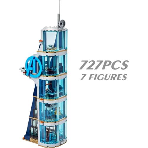 New Marvel Heroes Iron Man Avengers Super Quinjet Thanos Battle Endgame Dolls Figures Building Blocks Bricks Toys Kid Gift