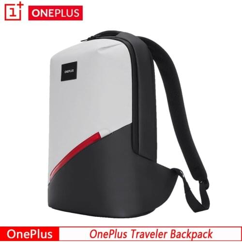 New Original OnePlus City Traveler Backpack Charcoal Black Arctic White Simple Travel Business Leisure Computer Waterproof Bag