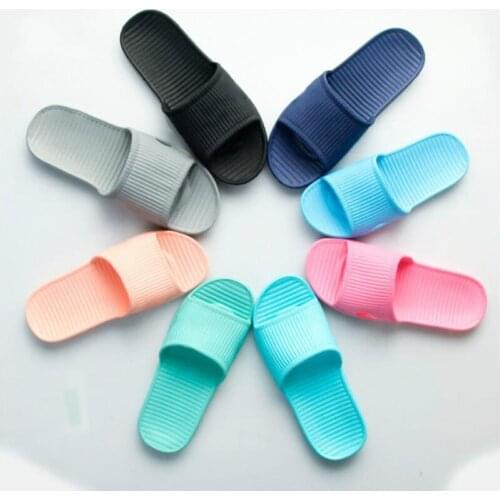 New Women Indoor Floor Flat Shoes Summer Non-Slip Flip Flops Bath Home Slippers Female Slipper Comfortable Zapatillas De Hombre