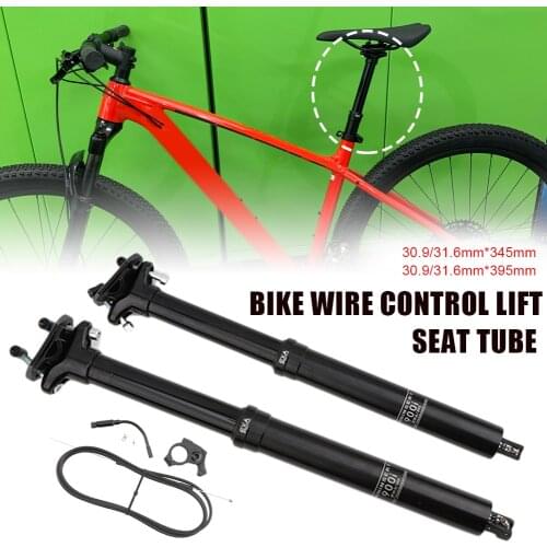EXA 900i Dropper Seatpost 30.9/31.6*395/345mm Mountain Bike Wire Control Lift Seat Tube Internal Routing Seat Post Tube Part