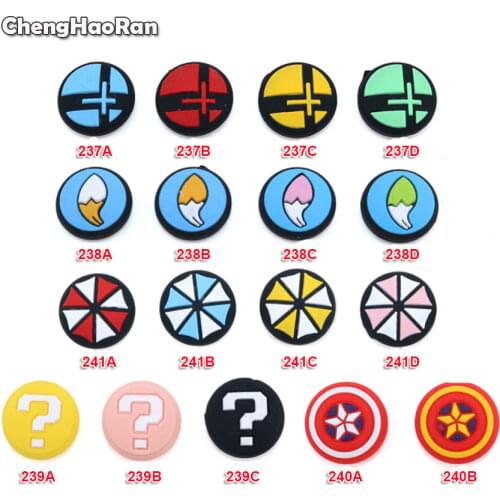 ChengHaoRan For Joy Con Silicone Joystick Grip Cover Case Analog Caps For Nintend Switch NS Joy-Con Controller Thumb Stick Grips