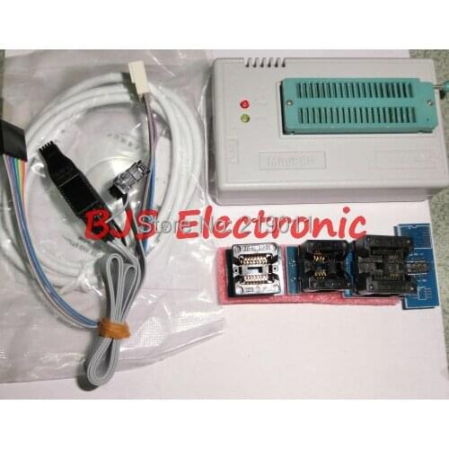 V7.0 TL866II PLUS Support Over 15000 Chips USB Programmer with 4PCS Socket + IC Picker + Test Clip