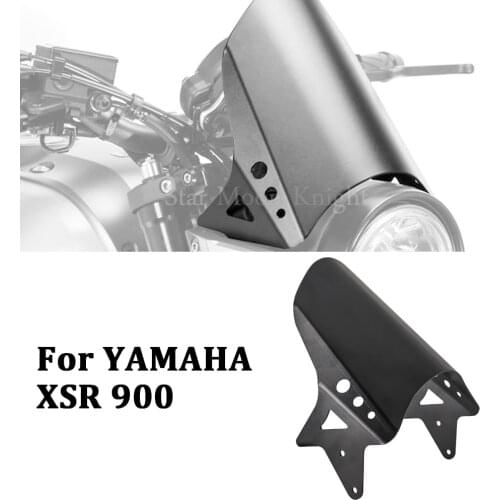 For YAMAHA XSR 900 XSR900 2015 - 2020 2019 2018 Motorcycle Windshield Windscreen Cover Aluminum Alloy Wind Shield Deflectore