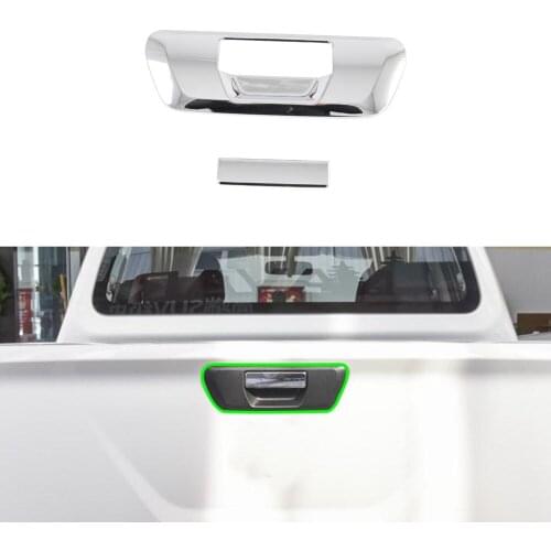 ABS Chrome High Quality Auto Protective Parts Rear Gate Handle Bowl For Nissan Navara 2017 2018 2019