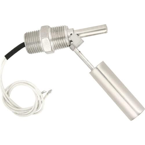 YZ-SUS304 Liquid Water Level Sensor With Switch Side-Mounted 304 Stainless Steel 1/2NPT Male Thread DC0-110V