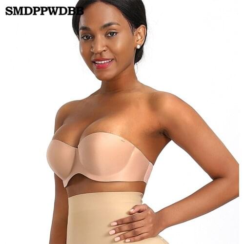 Front Closure Sexy Push Up Bra Women Detachable Strap Underwear Lingerie for Female Brassiere Seamless Plunge Bralette A-E Cup