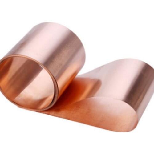 1PC 0.05/0.1/0.15/0.2/0.3/0.5X150X1000 Thickness 99.9% Pure Copper Cu Metal Sheet Foil Plate