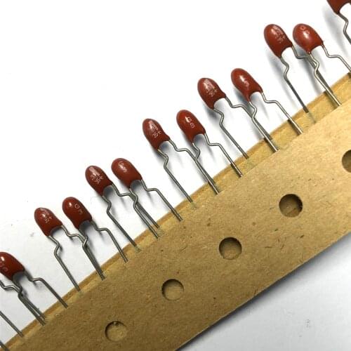 10pcs/100pcs 0.33uF 35V Tantalum capacitor 35V0.33uF 334 DIP Radial Red