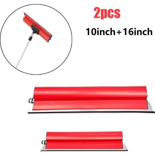 2 Pcs 16in/24in(40cm/60cm) Skimmer Blade Drywall Exterior Rendering Skimming Blades Drywall Tape On Flat And Butt Joints