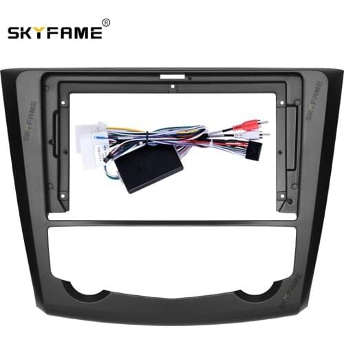 SKYFAME Car Frame Cable Canbus For Renault RENAULT KADJAR 2015-2019 Android Big Screen Dask Kit Fascia Frame