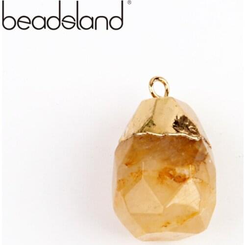 Beadsland Natural Stone Pendant For DIY Necklace Fashionable Decoration Woman Girl Gift 40369