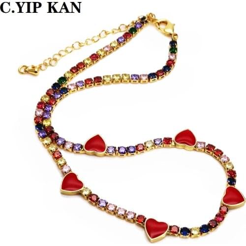 C.YIP KAN Chokers On The Neck