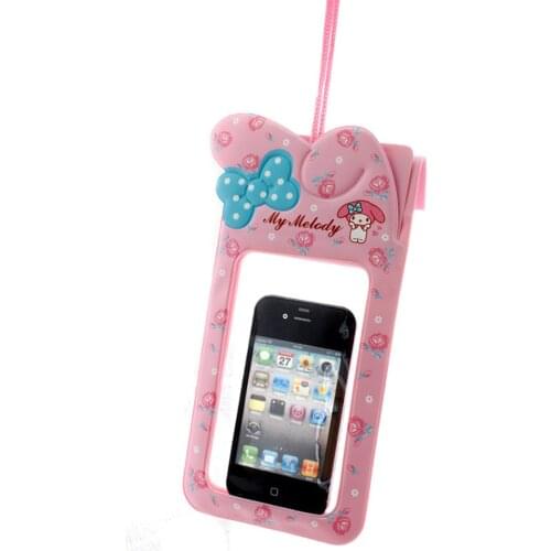 New cartoon underwater camera phone waterproof bag diving cover touch screen swimming universal Apple 6 Apple 7 protective cover