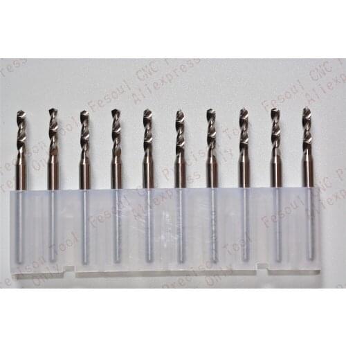 3.175mm*2.3mm,10pcs,Free shipping PCB Drill Bit,CNC milling Cutter,Solid carbide Drill,wood tool,plastic
