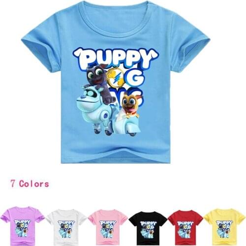 Z&Y 2-16Years New Arrival Newest 2018 Summer Puppy Dog Patrol T Shirt Girl T-shirt Boys Tshirt Short Sleeves Casual Shirt T006