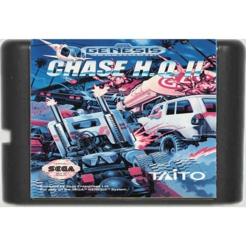 Chase H.Q.II 16 bit MD Game Card For 16 bit Sega MegaDrive Genesis game console