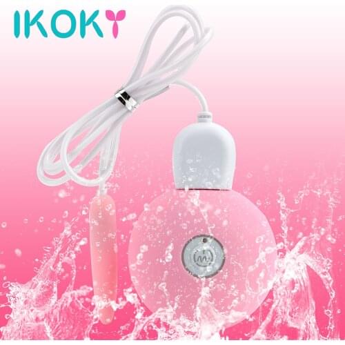 IKOKY Penis Plug Vibrator Urethra Stimulation Vibrating Egg G Spot Clitoris Massager Mini Anal Vagina Sex Toy