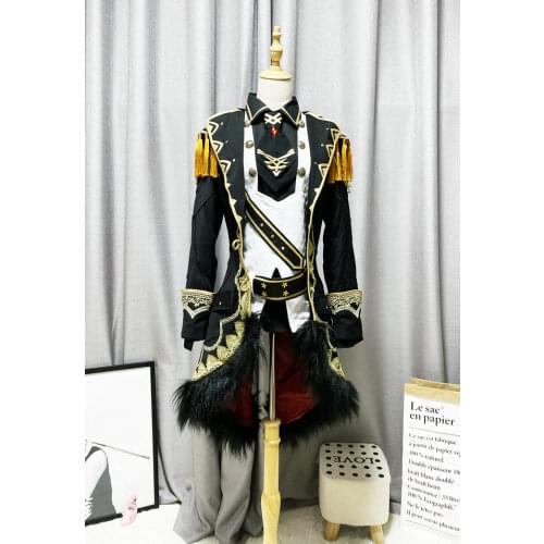 [Customized] Game Genshin Impact Diluc Original Version Battle Uniform Gorgeous Outfit Cosplay Costume Halloween Free Shipping