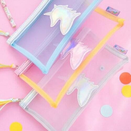 Fashion Lucency Women Money Hologram Pouch Laser Short Bank Cosmetic Cases Envelope Bag Cosmetic Cases